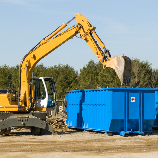 what happens if the residential dumpster is damaged or stolen during rental in Carmel